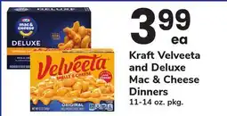 ACME Kraft Velveeta and Deluxe Mac & Cheese Dinners offer