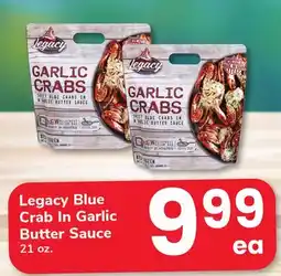 ACME Legacy Blue Crab In Garlic Butter Sauce offer
