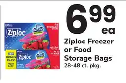 ACME Ziploc Freezer or Food Storage Bags offer