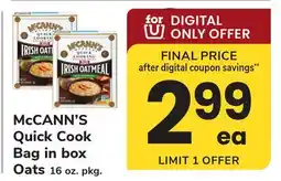 ACME McCANN'S Quick Cook Bag in box Oats offer