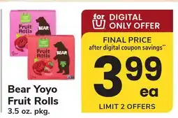 ACME Bear Yoyo Fruit Rolls offer