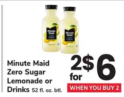 ACME Minute Maid Zero Sugar Lemonade or Drinks offer