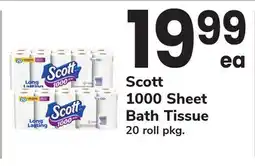ACME Scott 1000 Sheet Bath Tissue offer