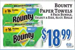 Trade Fair Supermarket BOUNTY PAPER TOWELS offer