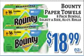 Trade Fair Supermarket BOUNTY PAPER TOWELS offer