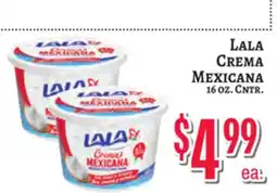 Trade Fair Supermarket LALA Crema Mexicana offer