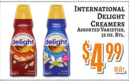 Trade Fair Supermarket INTERNATIONAL DELIGHT CREAMERS offer