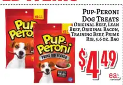 Trade Fair Supermarket PUP-PERONI DOG TREATS offer