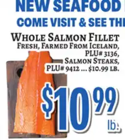 Trade Fair Supermarket WHOLE SALMON FILLET offer