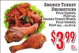 Trade Fair Supermarket SMOKED TURKEY DRUMSTICKS offer