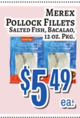 Trade Fair Supermarket MEREX POLLOCK FILLETS offer