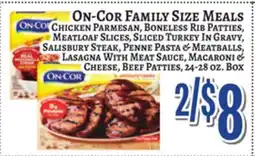 Trade Fair Supermarket ON-COR FAMILY SIZE MEALS offer
