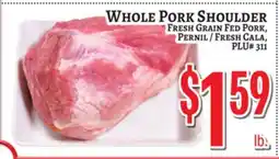 Trade Fair Supermarket WHOLE PORK SHOULDER offer