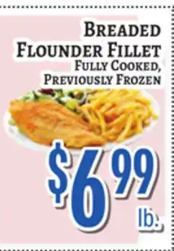 Trade Fair Supermarket BREADED FLOUNDER FILLET offer