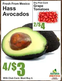 SuperFresh Fresh From Mexico Hass Avocados offer