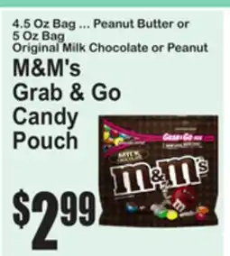 SuperFresh M&M's Grab & Go Candy Pouch offer