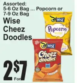 SuperFresh Wise Cheez Doodles offer