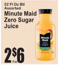SuperFresh Minute Maid Zero Sugar Juice offer