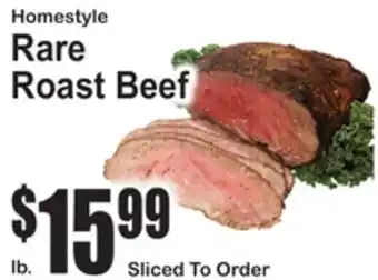 SuperFresh Homestyle Rare Roast Beef offer