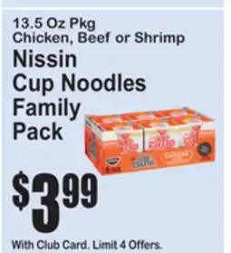 SuperFresh Nissin Cup Noodles Family Pack offer