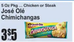 SuperFresh José Olé Chimichangas offer
