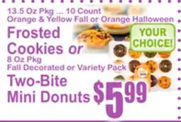 SuperFresh Frosted Cookies or Two-Bite Mini Donuts offer