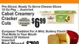 SuperFresh Cabot Creamery Cracker Cuts offer