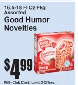 SuperFresh Good Humor Novelties offer