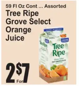 SuperFresh Tree Ripe Grove Select Orange Juice offer