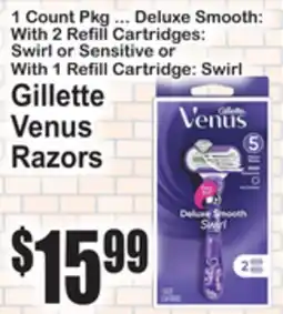 SuperFresh Gillette Venus Razors offer