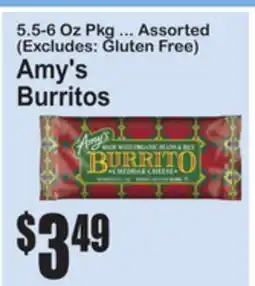 SuperFresh Amy's Burritos offer