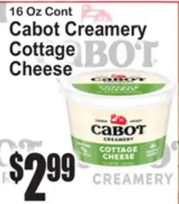 SuperFresh 16 Oz Cont Cabot Creamery Cottage Cheese offer