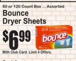 SuperFresh Bounce Dryer Sheets offer