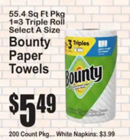 SuperFresh Bounty Paper Towels offer