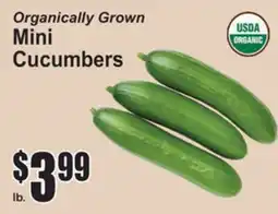 SuperFresh Organically Grown Mini Cucumbers offer