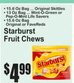 SuperFresh Starburst Fruit Chews offer