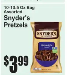 SuperFresh Snyder's Pretzels offer