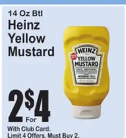 SuperFresh Heinz Yellow Mustard offer