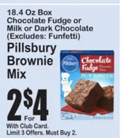 SuperFresh Pillsbury Brownie Mix offer
