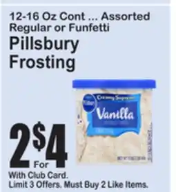 SuperFresh Pillsbury Frosting offer