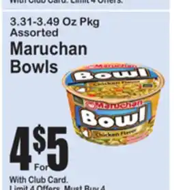 SuperFresh Maruchan Bowls offer