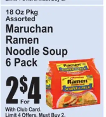 SuperFresh Maruchan Ramen Noodle Soup offer