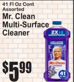 SuperFresh Mr. Clean Multi-Surface Cleaner offer