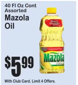 SuperFresh 40 Fl Oz Assorted Mazola Oil offer