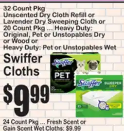 SuperFresh Swiffer Cloths offer