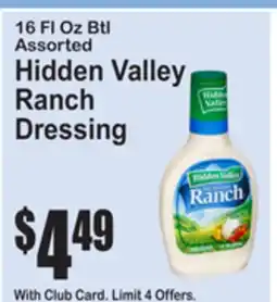 SuperFresh Hidden Valley Ranch Dressing offer