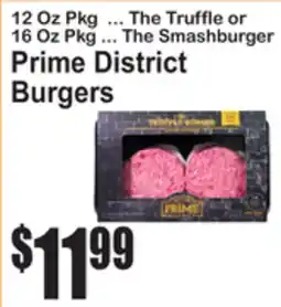 SuperFresh Prime District Burgers offer