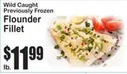 SuperFresh Wild Caught Previously Frozen Flounder Fillet offer