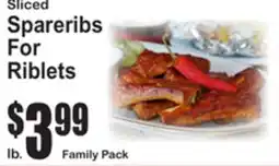 SuperFresh Sliced Spareribs For Riblets offer