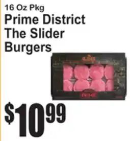 SuperFresh Prime District The Slider Burgers offer